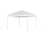 Front. Alamont Home - Harris 10'x10' Weather Resistant Easy Up Event Straight Leg Instant Canopy Tent - White.