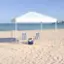 Alt View 11. Alamont Home - Harris 10'x10' Weather Resistant Easy Up Event Straight Leg Instant Canopy Tent - White.