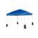 Front. Alamont Home - Harris 10'x10' Pop Up Straight Leg Canopy Tent With Sandbags and Wheeled Case - Blue.