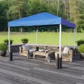 Alt View Zoom 14. Flash Furniture - Harris 10'x10' Pop Up Straight Leg Canopy Tent With Sandbags and Wheeled Case - Blue.