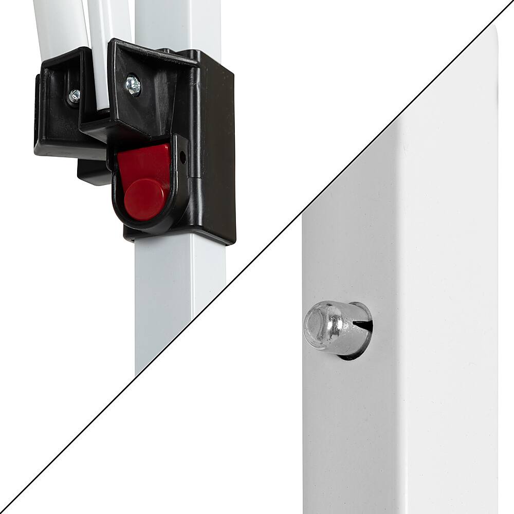 Alt View 16. Alamont Home - Harris 10'x10' Pop Up Straight Leg Canopy Tent With Sandbags and Wheeled Case - Blue.