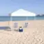Alt View 11. Alamont Home - Harris 8'x8' Weather Resistant Easy Pop Up Slanted Leg Canopy Tent with Carry Bag - White.