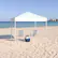 Alt View 11. Alamont Home - Harris 8'x8' Weather Resistant Easy Pop Up Slanted Leg Canopy Tent with Carry Bag - White.