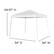 Alt View 13. Alamont Home - Harris 8'x8' Weather Resistant Easy Pop Up Slanted Leg Canopy Tent with Carry Bag - White.