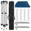 Alt View 15. Alamont Home - Harris 10'x10' Weather Resistant Easy Up Event Straight Leg Instant Canopy Tent - Blue.
