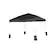 Front. Alamont Home - Harris 10'x10' Pop Up Straight Leg Canopy Tent With Sandbags and Wheeled Case - Black.