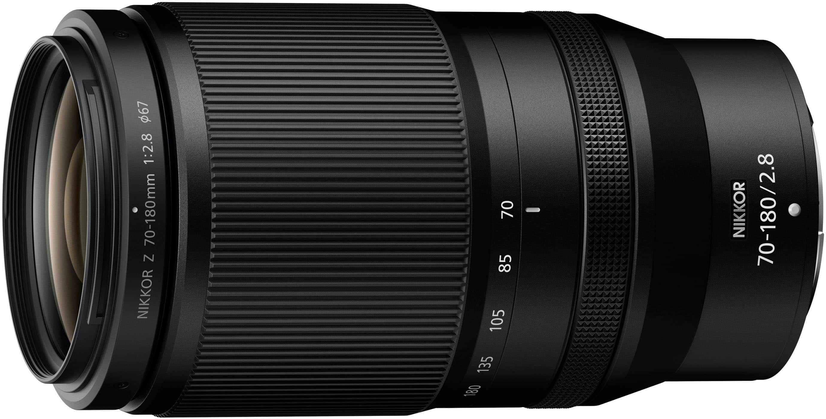 Nikon - NIKKOR Z 70-180mm f/2.8 Standard Zoom Lens for Z Mount Cameras - Black - Front_Zoom