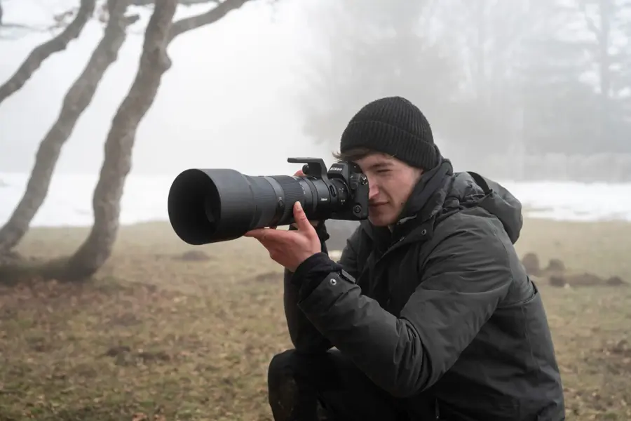 Alt View 18. Nikon - NIKKOR Z 180-600mm f/5.6-6.3 VR Telephoto Zoom Lens for  Z Mount Cameras - Black.