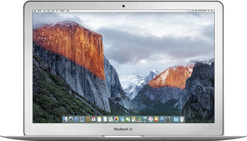 Apple - Geek Squad Certified Refurbished MacBook Air - 13.3" Display - Intel Core i5 - 4GB Memory - 128GB Flash Storage - Silver - Front_Zoom