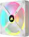 Alt View 15. CORSAIR - iCUE LINK QX140 RGB 140mm PWM Fans Starter Kit - White - White.