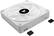 Alt View 18. CORSAIR - iCUE LINK QX140 RGB 140mm PWM Fans Starter Kit - White - White.