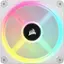 Alt View 11. CORSAIR - iCUE LINK QX120 RGB 120mm PWM Computer Case Fan with iCUE LINK System Hub Kit (3-pack) - White.
