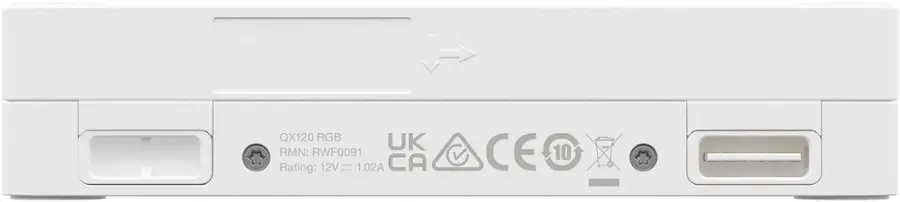 Alt View 17. CORSAIR - iCUE LINK QX120 RGB 120mm PWM Computer Case Fan with iCUE LINK System Hub Kit (3-pack) - White.