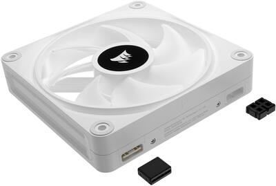 CORSAIR iCUE LINK QX120 RGB 120mm PWM Computer Case Fan with iCUE CORSAIR iCUE LINK QX120 RGB 120mm PWM Computer Case Fan with iCUE
