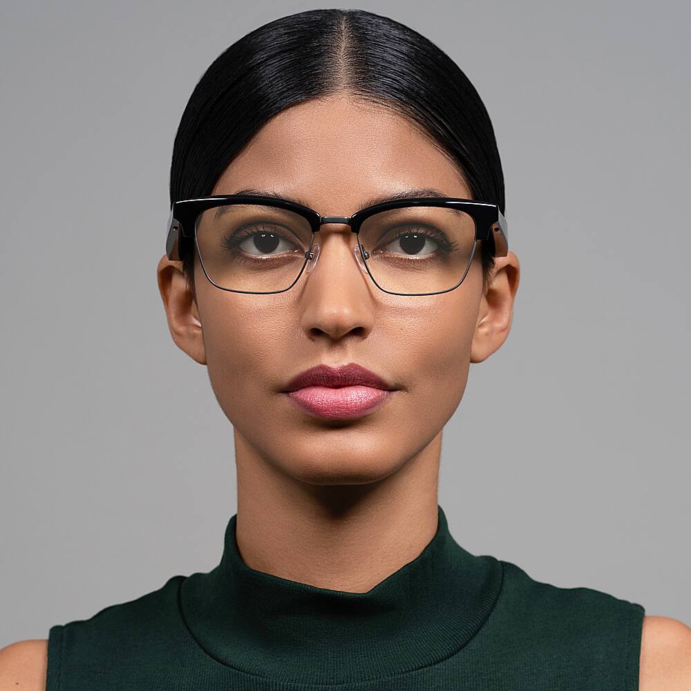 Alt View 16. Lucyd - Lyte Earthbound Clubmaster Wireless Connectivity Audio Blue Light Glasses - Earthbound.