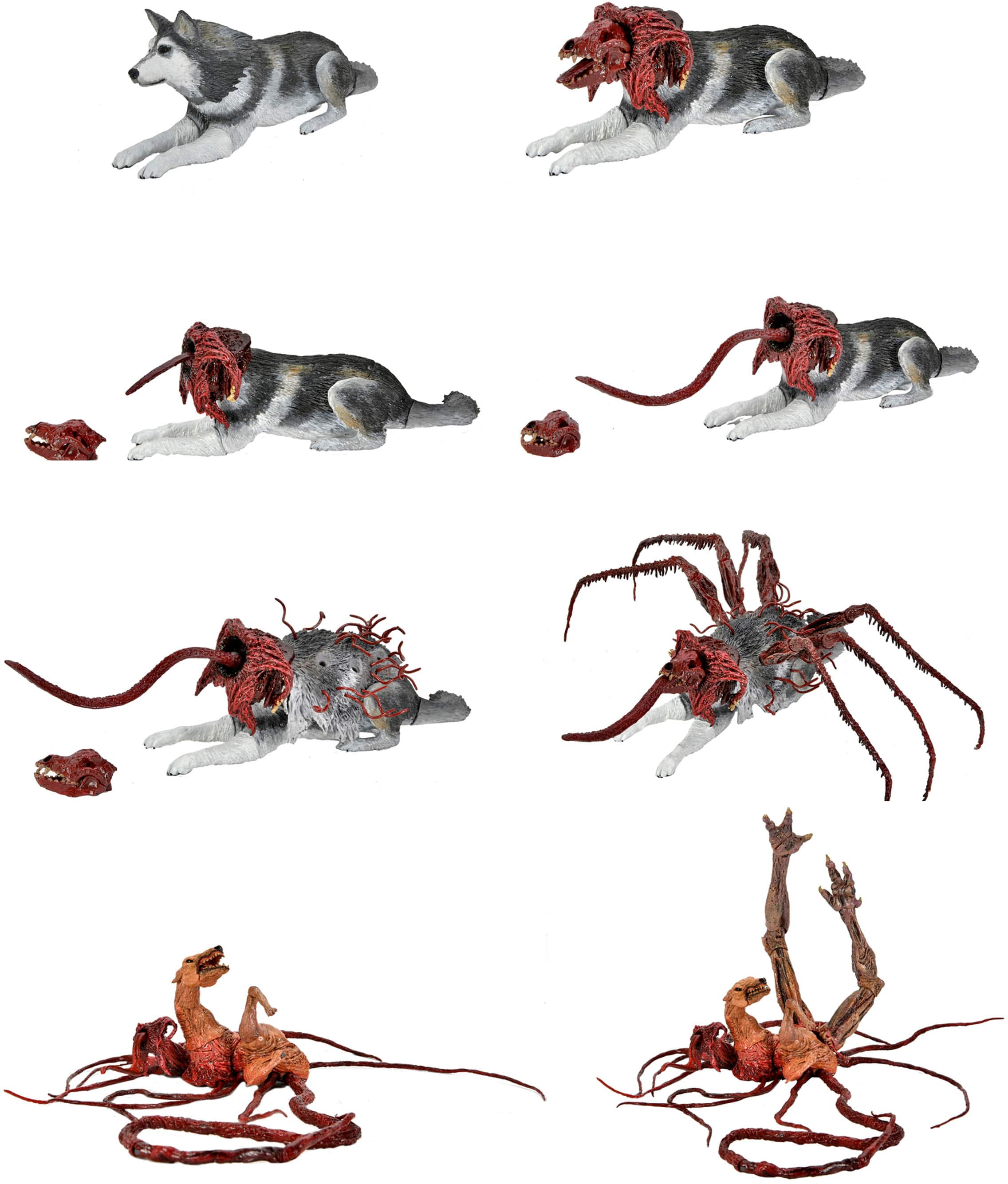 NECA - The Thing - 7" Scale Action Figure – Deluxe Ultimate Dog Creature - Front_Zoom