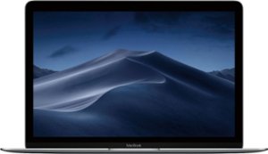 Apple - Refurbished MacBook® - 12" Display - Intel Core M3 - 8GB Memory - 256GB Flash Storage (Latest Model) - Space Gray - Front_Zoom