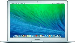 Apple - Geek Squad Certified Refurbished MacBook Air 11.6" Laptop - Intel Core i5 with 4GB Memory - 128GB SSD - Silver - Front_Zoom