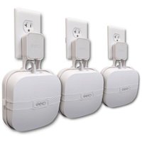 Mount Genie - The Easy Outlet Mount For eero Pro 6 and eero Pro 6E (3-pack) - White - Front_Zoom