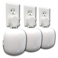 Mount Genie - The Easy Outlet Holder for Nest WiFi Pro (3-pack) - White - Front_Zoom