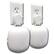 Front. Mount Genie - The Easy Outlet Holder for Nest WiFi Pro (2-pack) - White.