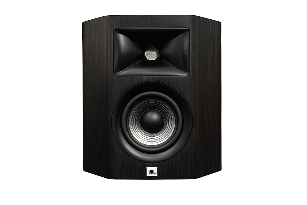 JBL - Studio 610 5.25" 2-Way Compression Driver On Wall Loud Speaker (Pair) - Dark Wood - Front_Zoom