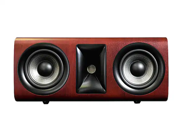 Front. JBL - Studio 625C Dual 5.25" 2.5-Way Compression Driver Center Channel Loud Speaker (Each) - Wood.