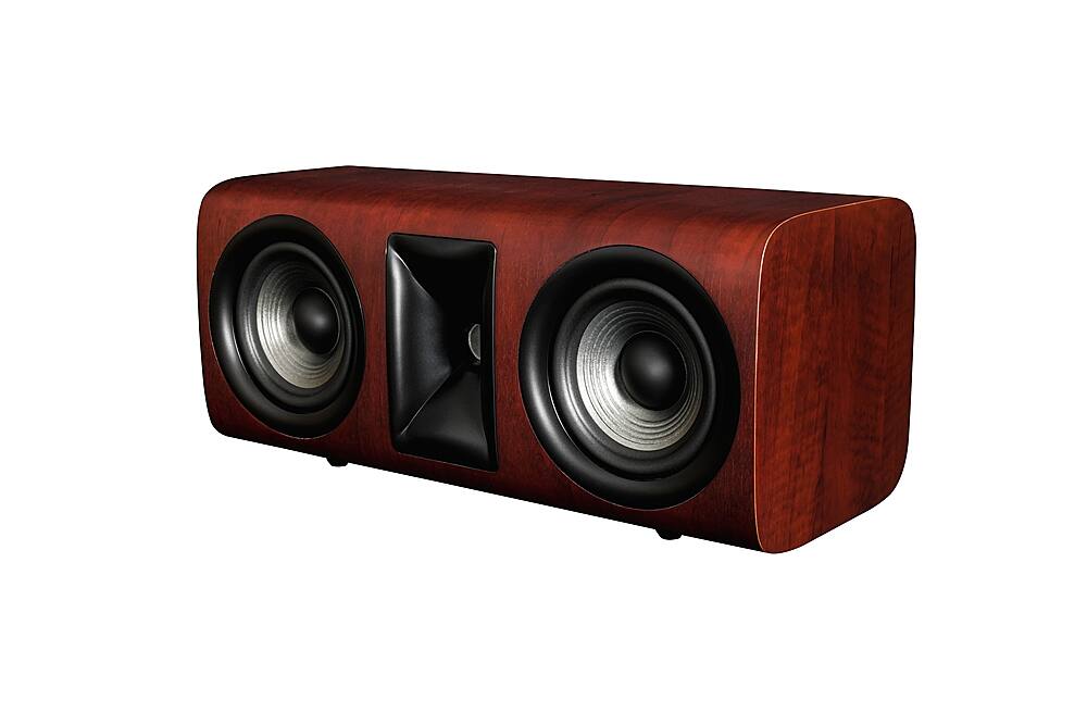 Left. JBL - Studio 625C Dual 5.25" 2.5-Way Compression Driver Center Channel Loud Speaker (Each) - Wood.