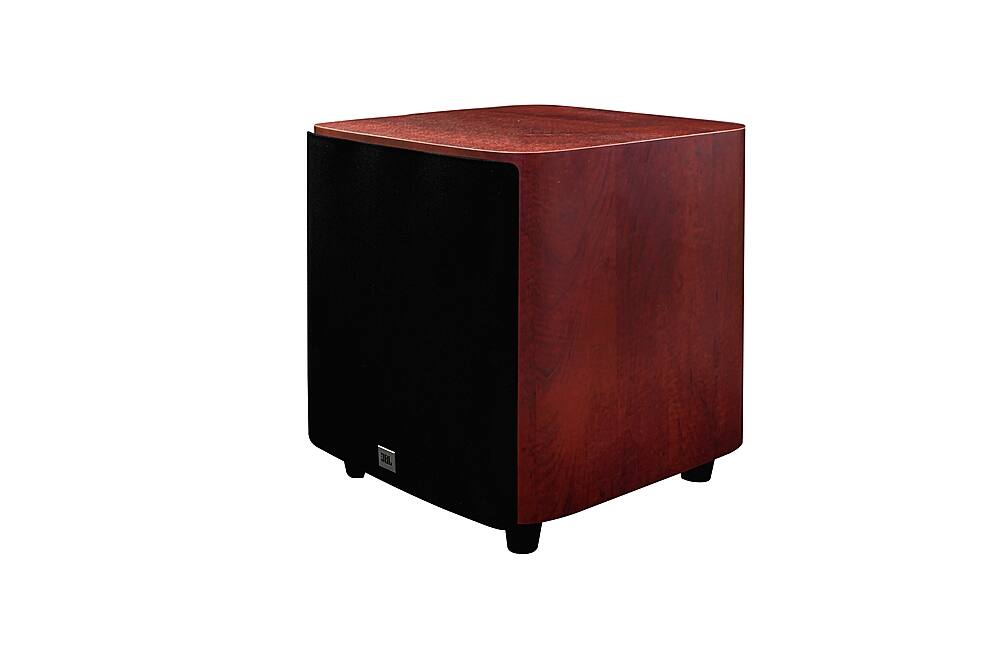 Back. JBL - Studio 650P 10" 500W Subwoofer - Wood.