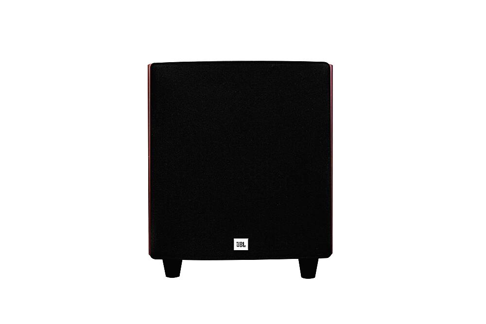 Angle. JBL - Studio 650P 10" 500W Subwoofer - Wood.