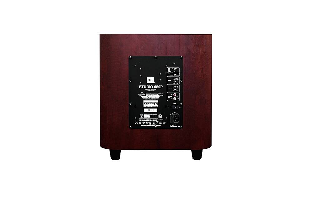 Alt View 11. JBL - Studio 650P 10" 500W Subwoofer - Wood.