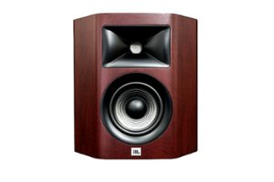 JBL - Studio 610  5.25" 2-Way Compression Driver On Wall loud Speaker (Pair) - Wood - Front_Zoom