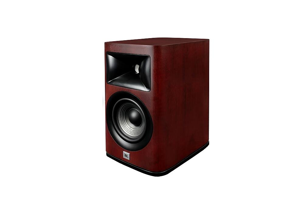 Left. JBL - Studio 620 5.25" 2-Way Compression Driver Bookshelf Loud Speaker (Pair) - Wood.
