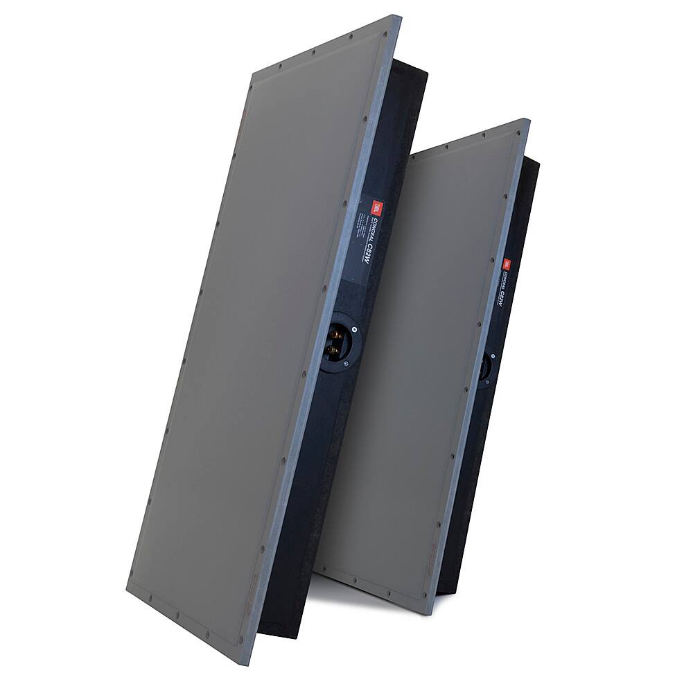 Front. JBL - JBL C82W, 8-Inch, Invisible Subwoofer (Pair) - Gray.