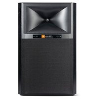 JBL - 4329P 8" Hi-Res 600W Wireless 2-Way Bookshelf Speakers (Pair) - Black - Front_Zoom