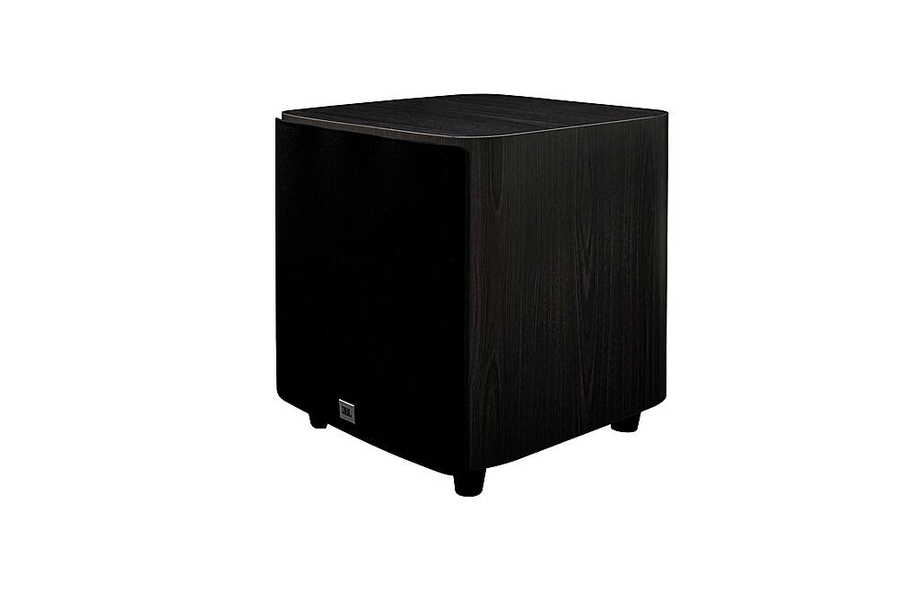 Back. JBL - Studio 650P 10" 1000W Subwoofer - Dark Wood.