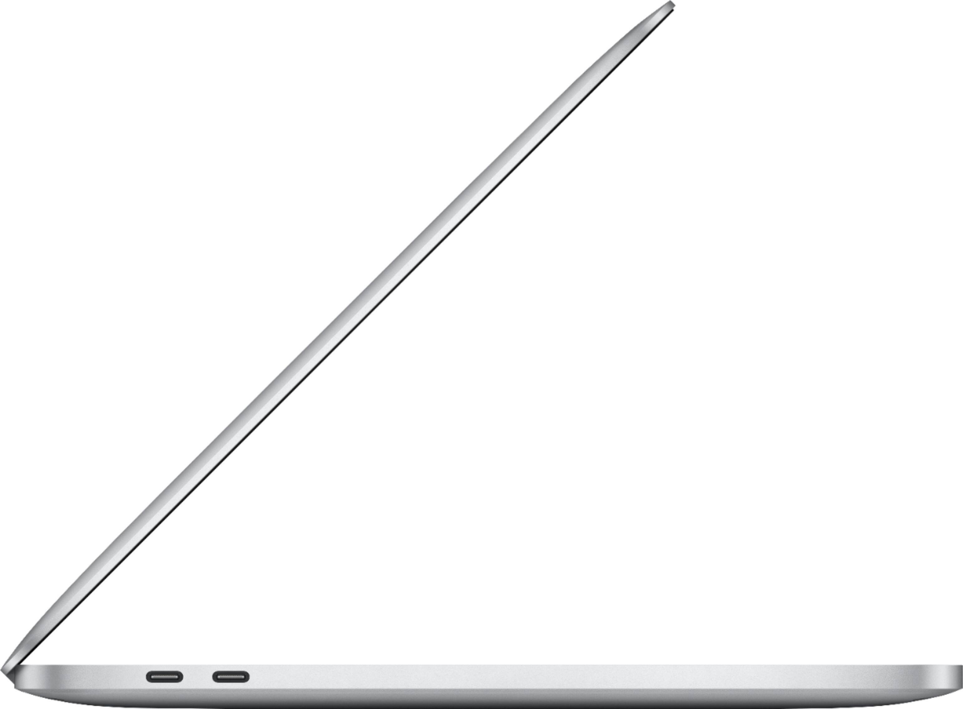 Alt View 13. Apple - Geek Squad Certified Refurbished MacBook Pro 13.3" Laptop - Apple M1 chip - 8GB Memory - 512GB SSD - Silver.