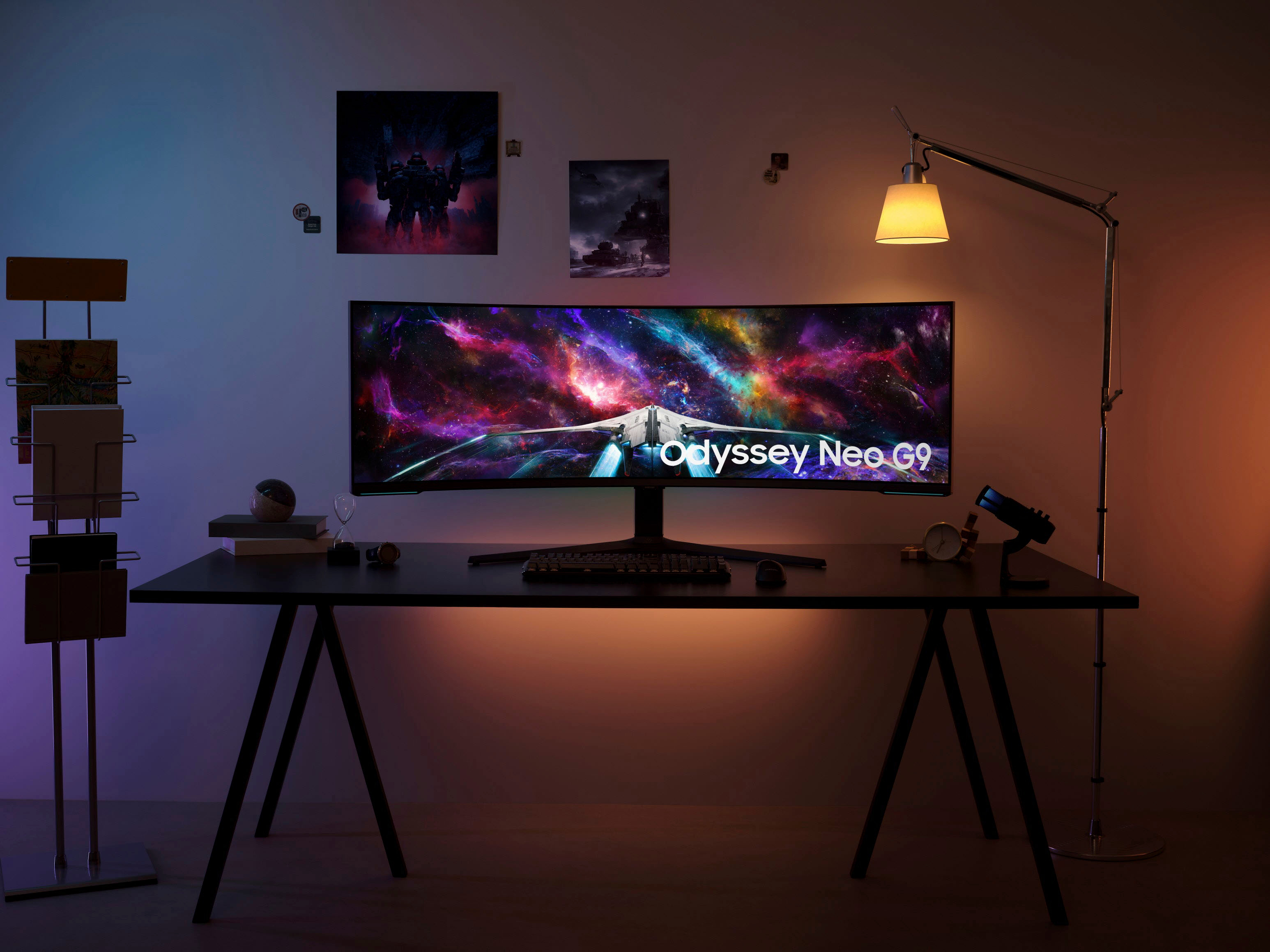 57 Odyssey Neo G9 Dual 4K UHD Quantum Mini-LED 240Hz 1ms(GtG) HDR 1000  Curved Gaming Monitor