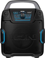 ION Audio - Sport 320° 200W Portable Bluetooth Battery Powered All-Weather Speaker with Premium 5-Speaker 320˚ Sound - Black - Front_Zoom