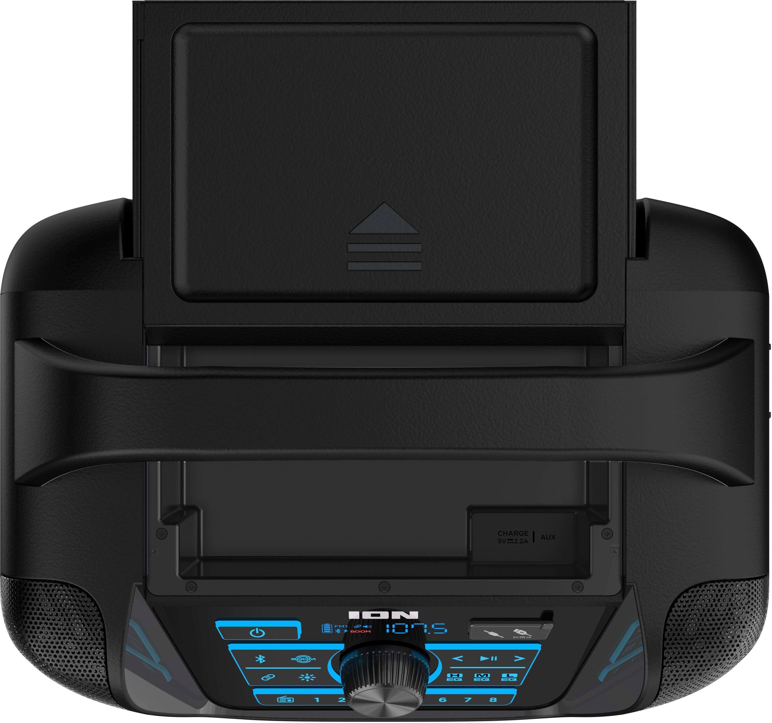 Alt View 1. ION Audio - Sport 320° 200W Portable Bluetooth Battery Powered All-Weather Speaker with Premium 5-Speaker 320˚ Sound - Black.