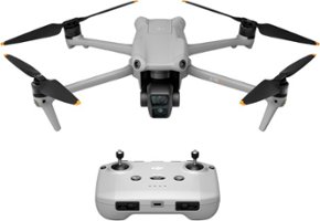DJI - Air 3 Drone with RC-N2 Remote Control - Gray - Front_Zoom