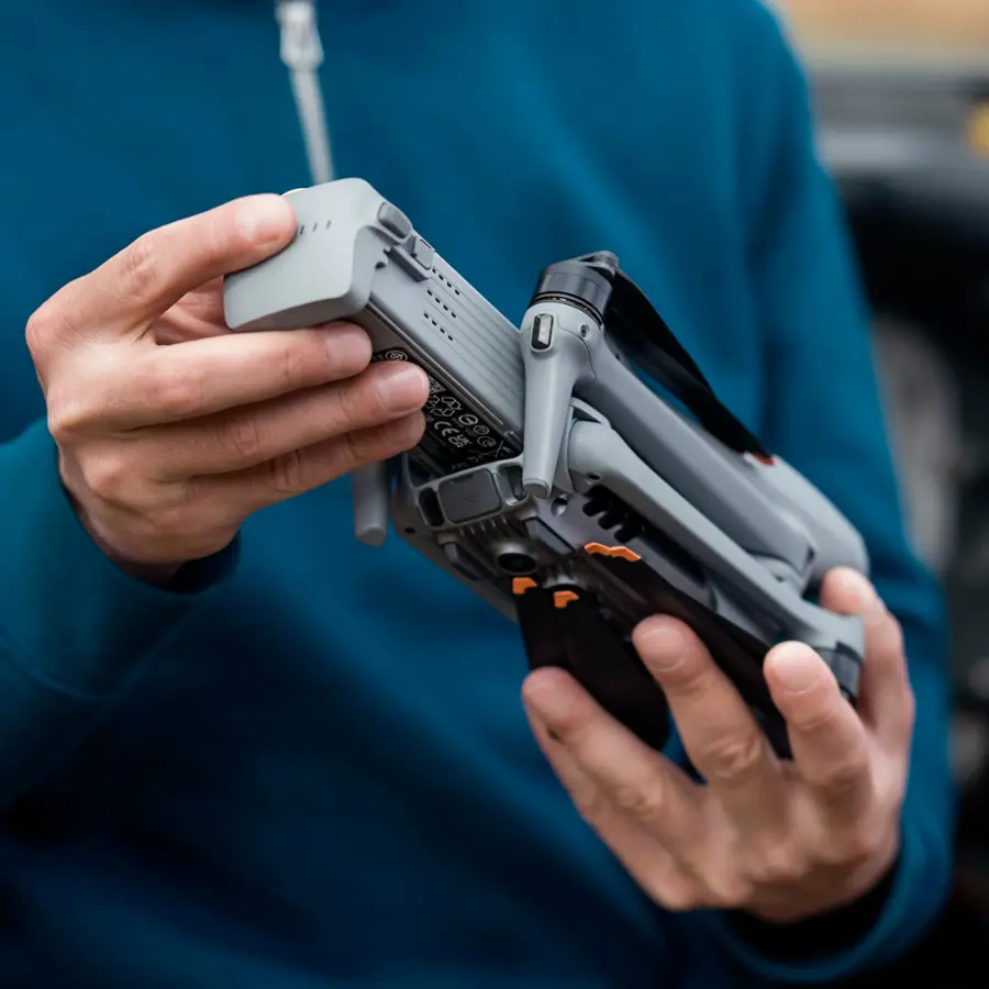 Alt View 20. DJI - Air 3 Drone with RC-N2 Remote Control - Gray.