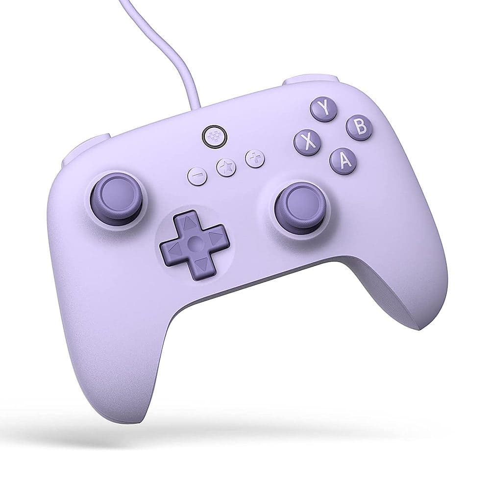 Angle. 8BitDo - Ultimate C Wired Controller for Android and Windows - Lilac Purple.