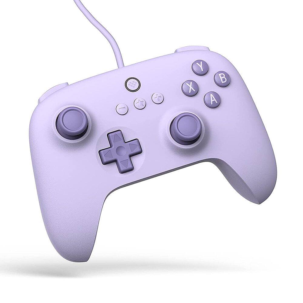 Angle. 8BitDo - Ultimate C Wired Controller for Android and Windows - Lilac Purple.