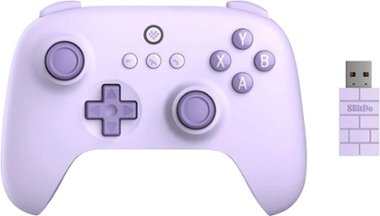 8BitDo - Ultimate C 2.4G Wireless Controller - Lilac Purple - Front_Zoom