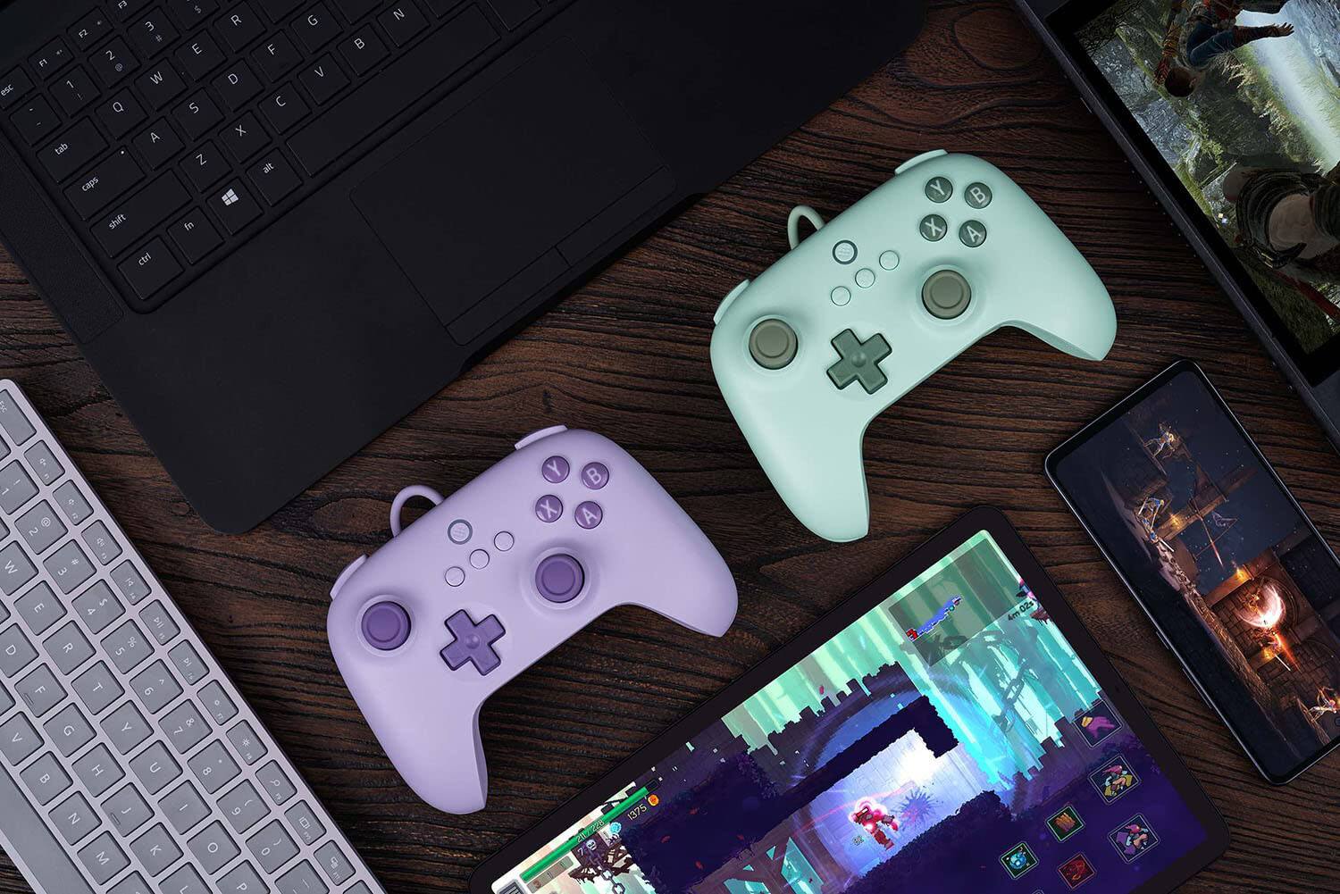 Alt View 16. 8BitDo - Ultimate C 2.4G Wireless Controller - Field Green.