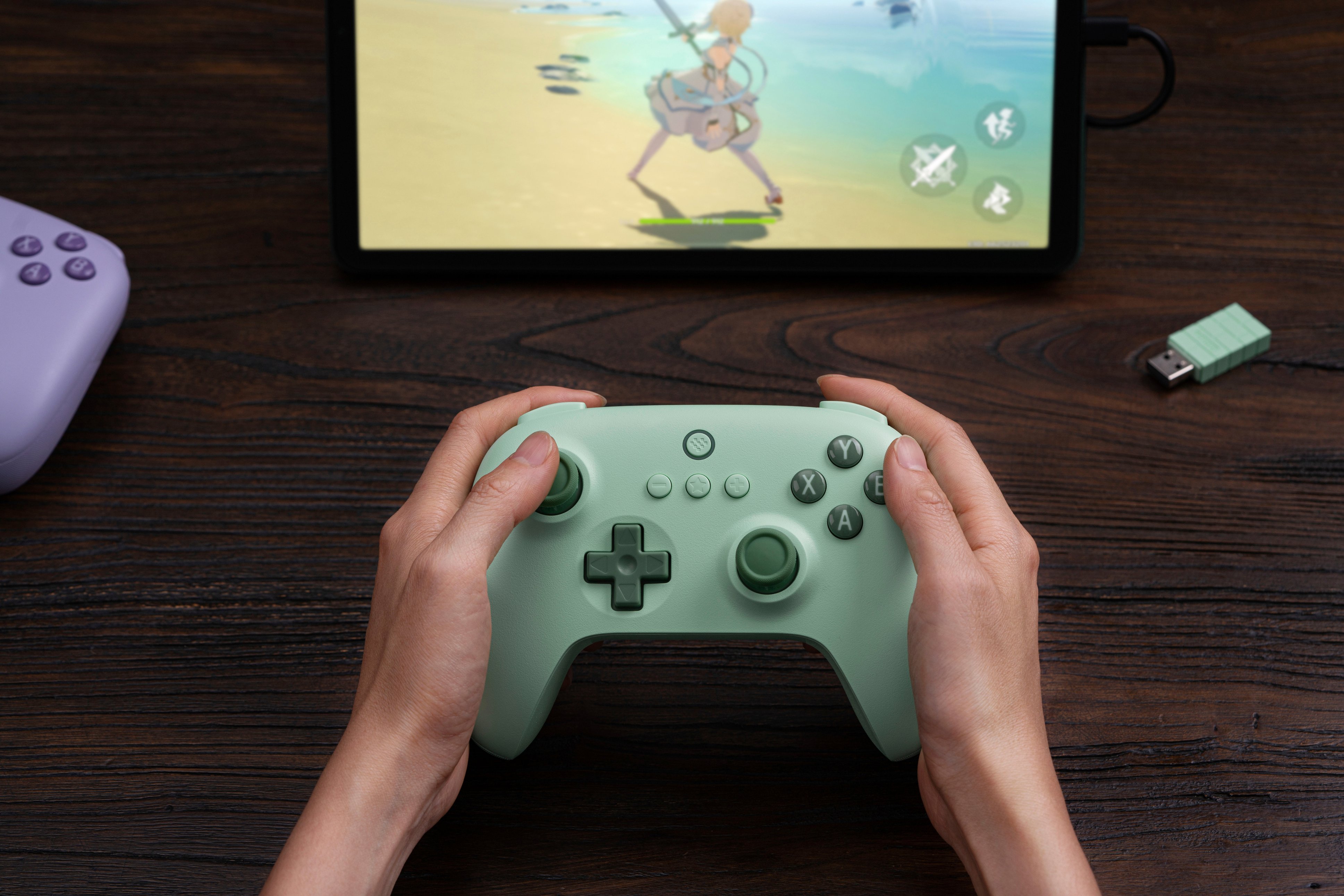  8Bitdo Ultimate C 2.4g Wireless Controller for Windows PC,  Android, Steam Deck & Raspberry Pi (Field Green) : Video Games