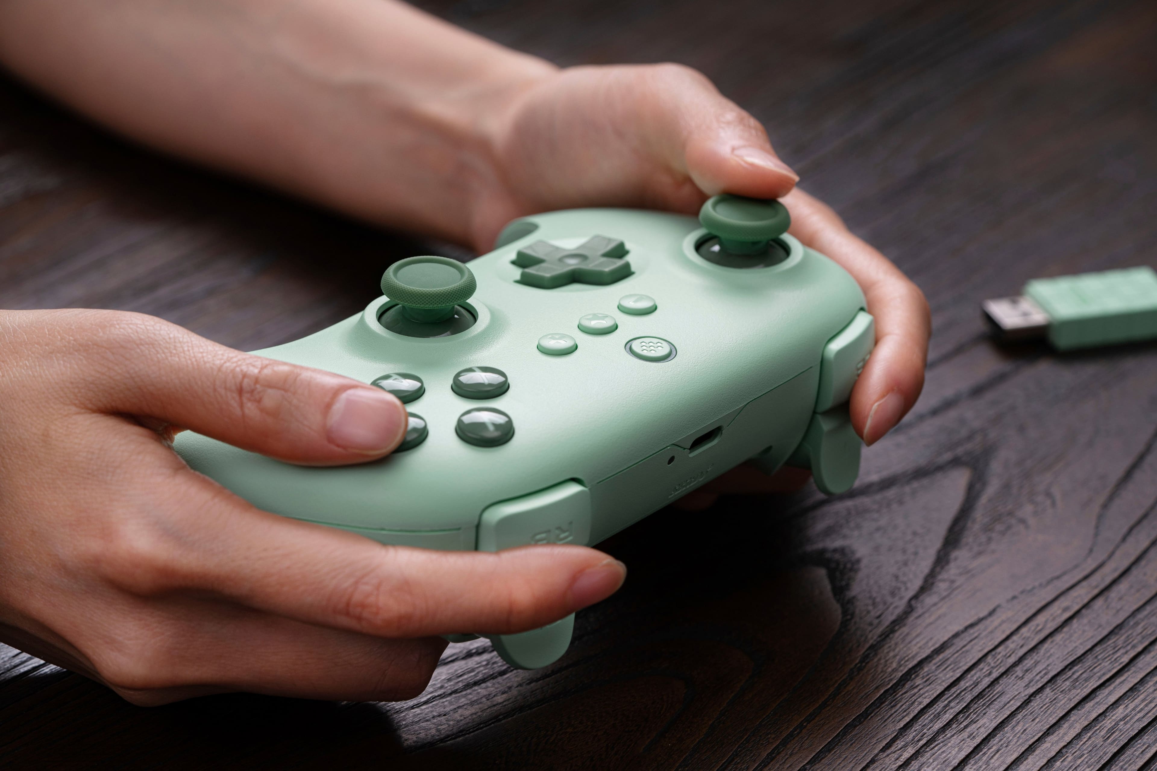 Alt View 18. 8BitDo - Ultimate C 2.4G Wireless Controller - Field Green.