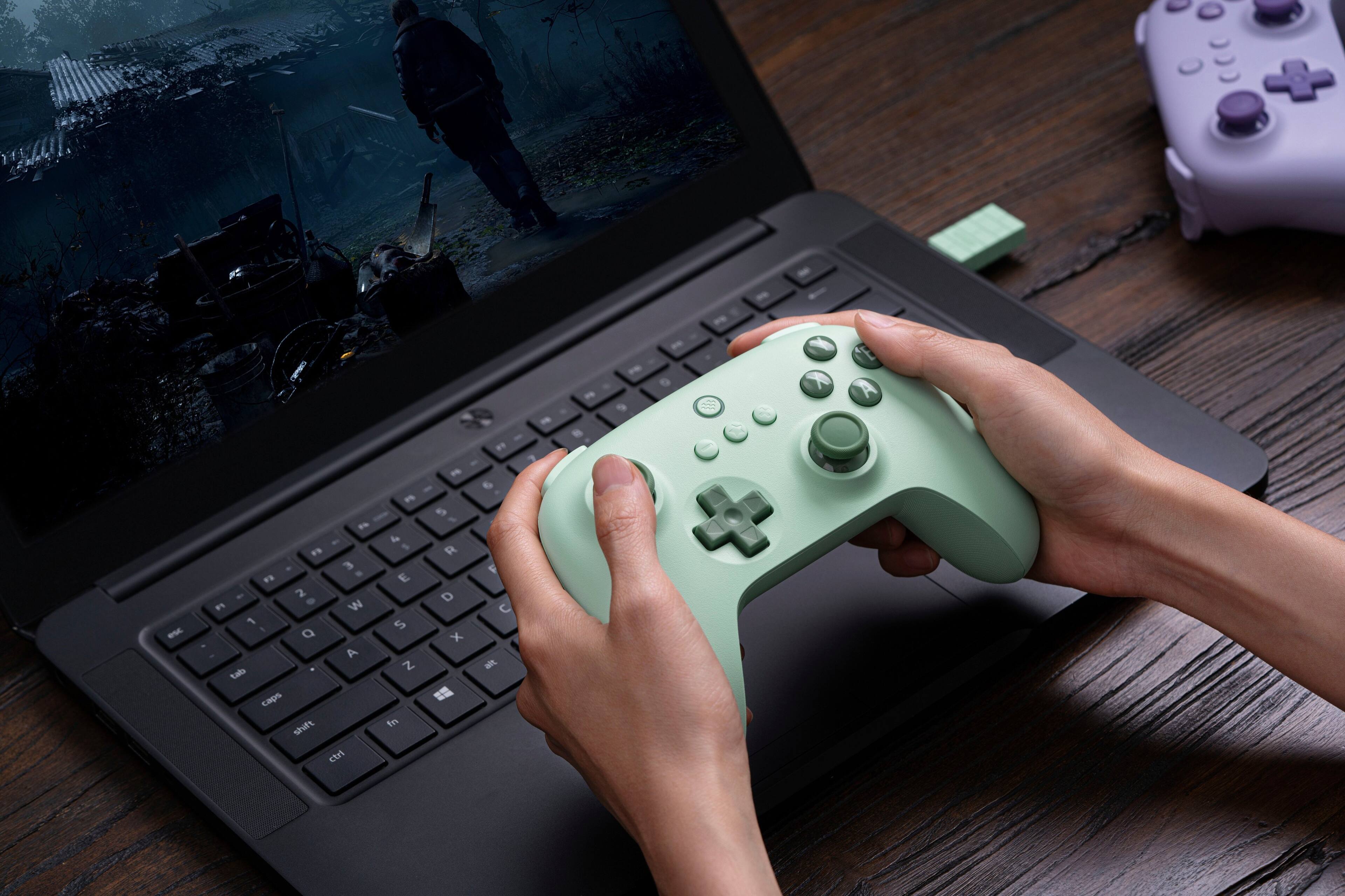 Alt View 19. 8BitDo - Ultimate C 2.4G Wireless Controller - Field Green.