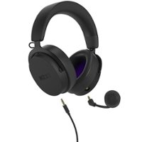 NZXT - Relay Wired Gaming Headset for PC - Black - Front_Zoom